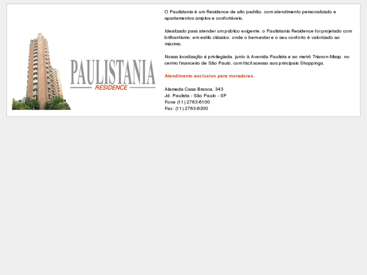 www.paulistaniaflat.com.br