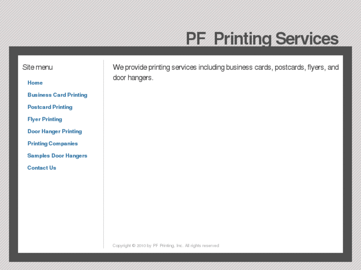 www.pfprintingservices.com