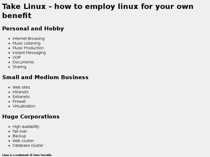 www.takelinux.com