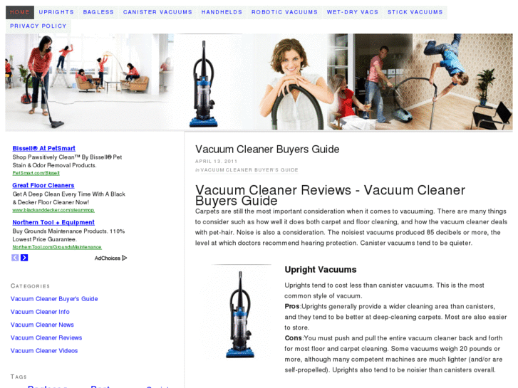 www.vacuumcleanerreviews2009.com