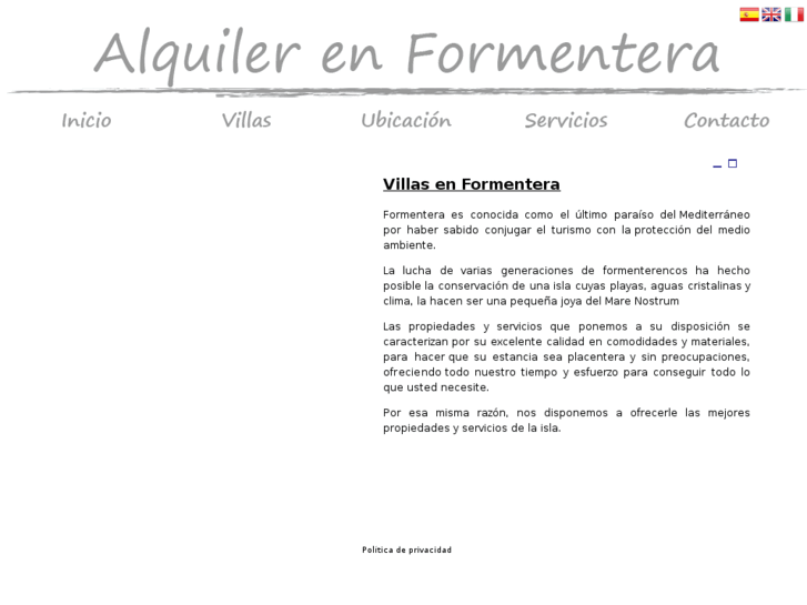 www.alquilerenformentera.com