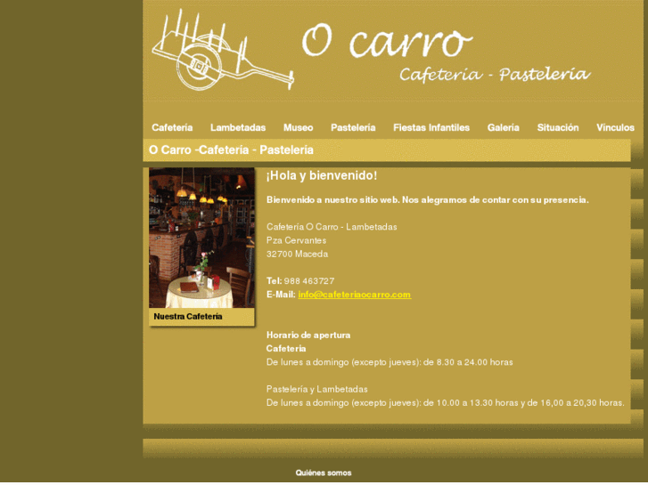 www.cafeteriaocarro.com