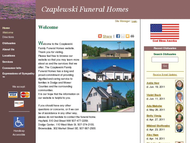 www.czaplewskifuneralhomes.com