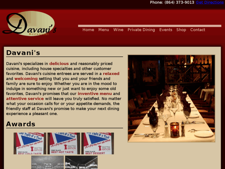 www.davanisrestaurant.com