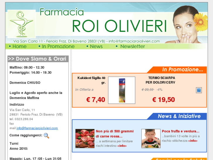 www.farmaciaroiolivieri.com