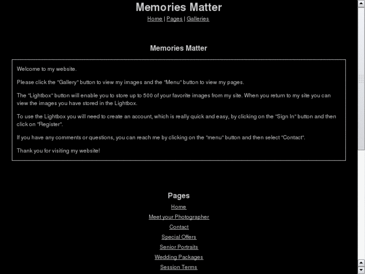 www.memoriesmatterwv.com