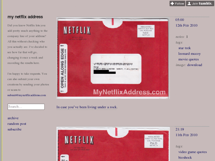 www.mynetflixaddress.com