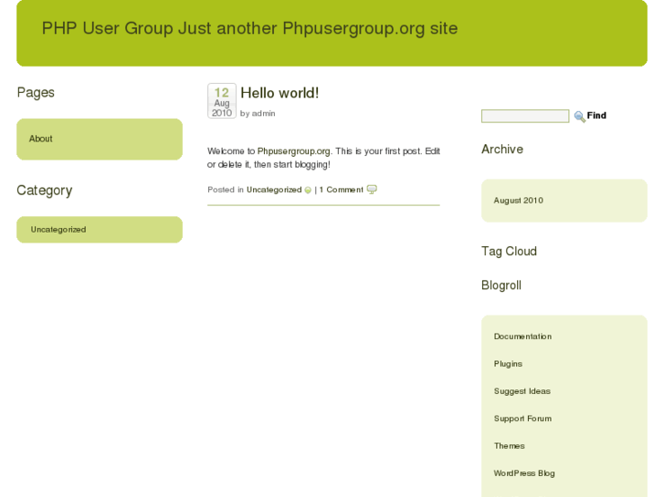 www.phpusergroup.org