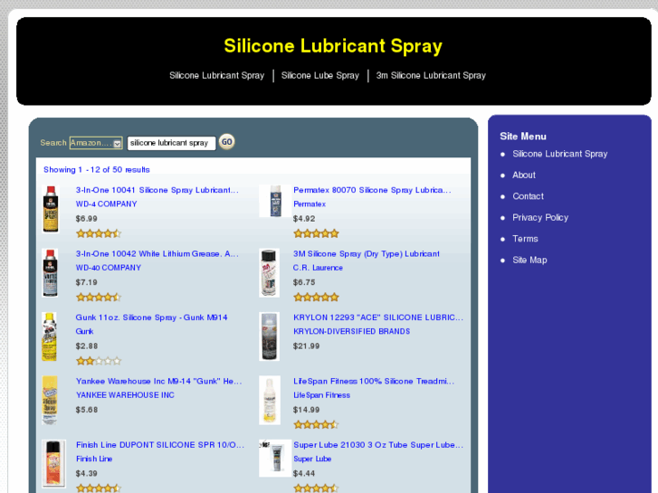 www.siliconelubricantspray.net