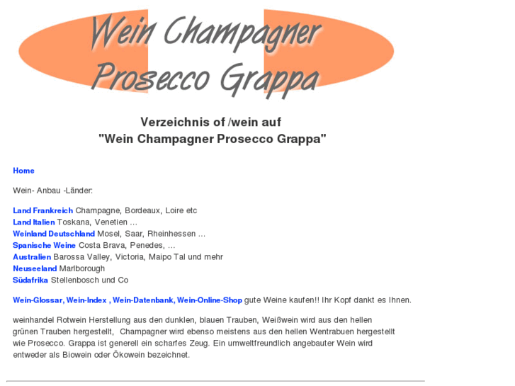 www.wein-champagner-prosecco-grappa.de