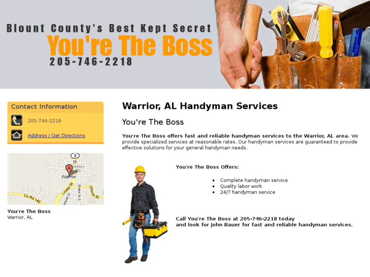 www.youarethebosshandyman.com