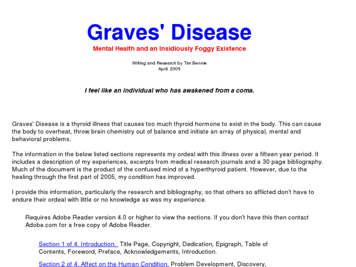 www.gravesdiseasetimbennie.com