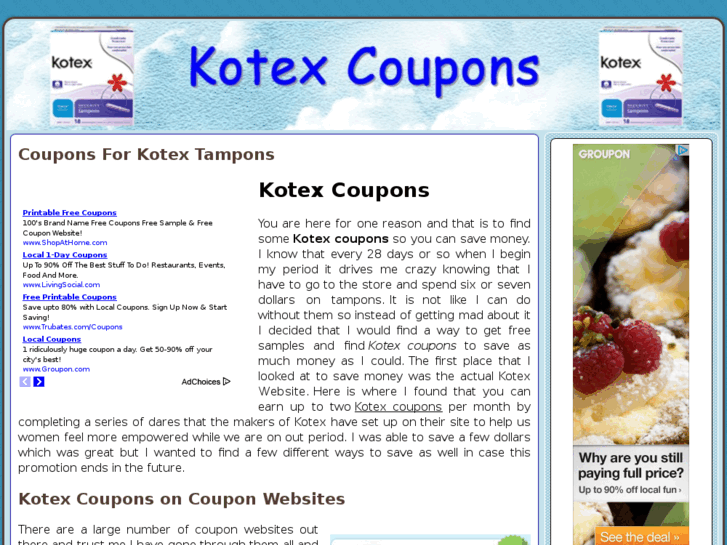 www.kotexcoupons.net