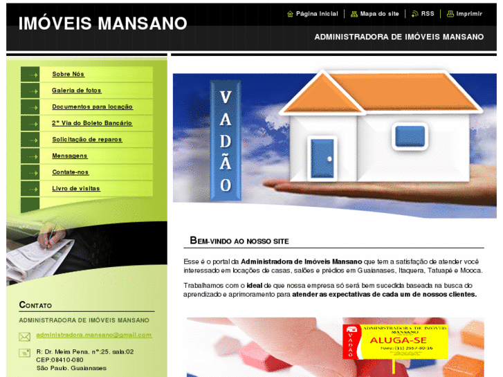 www.mansanoimoveis.com