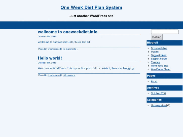 www.oneweekdiet.info