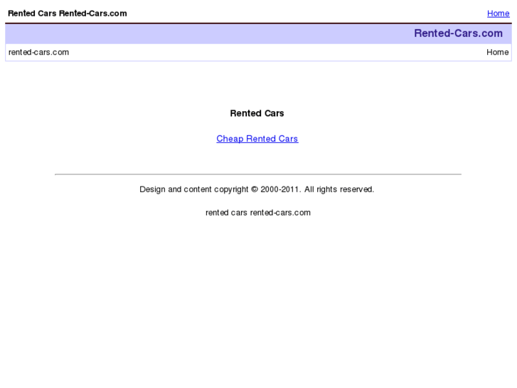 www.rented-cars.com