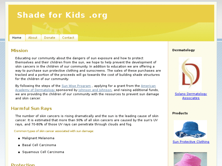 www.shadeforkids.org