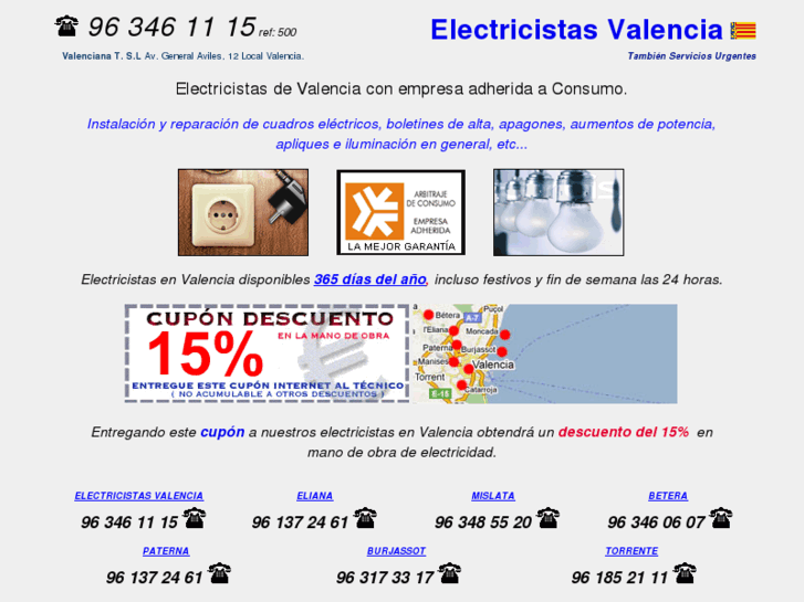 www.valenciaelectricistas.com