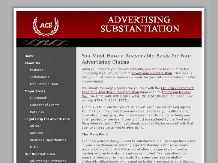 www.advertisingsubstantiation.com