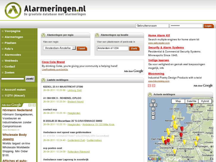 www.alarmeringen.nl