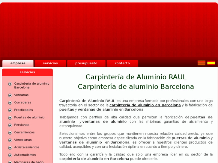 www.carpinteriaaluminioraul.com