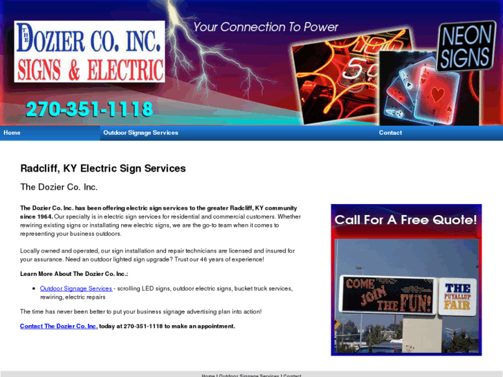 www.doziersignsandelectric.com