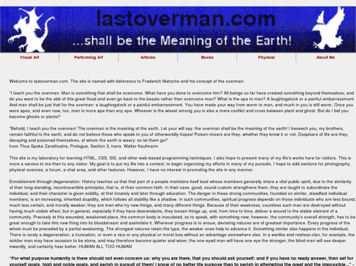 www.lastoverman.com