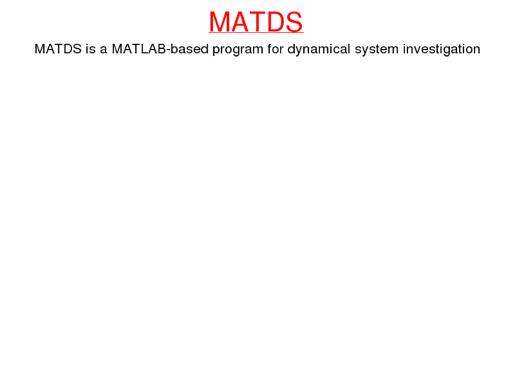 www.matds.com