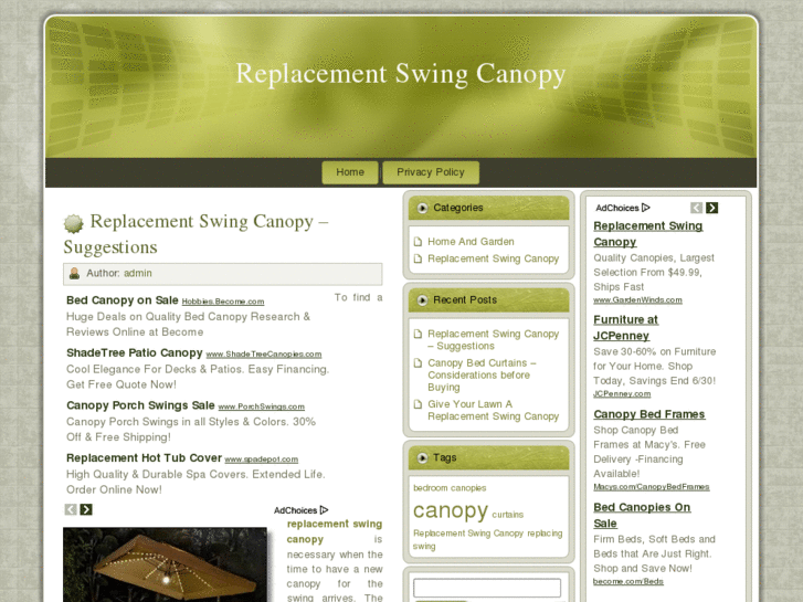 www.replacementswingcanopy.net