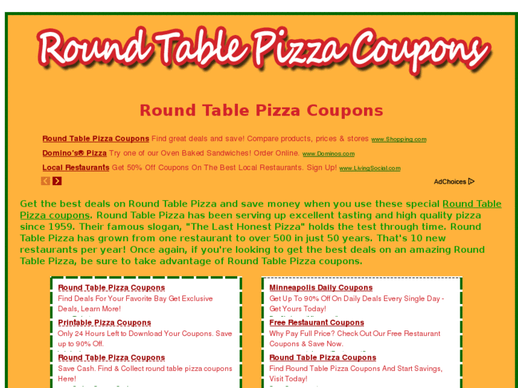 www.roundtablepizzacoupons.net