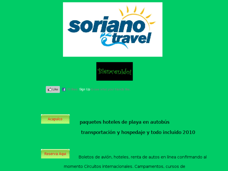 www.sorianotravel.com