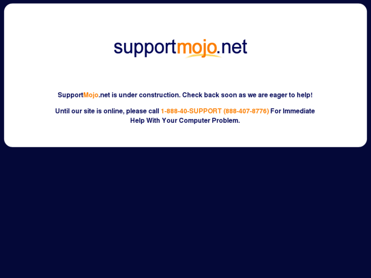 www.supportmojo.net