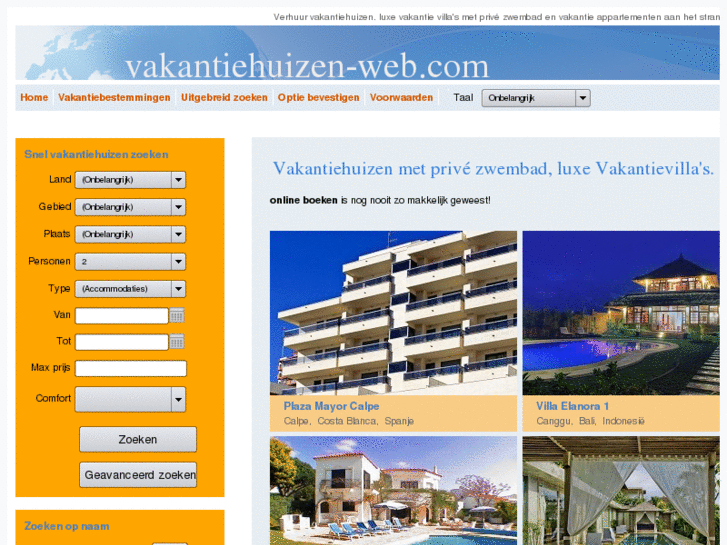 www.vakantiehuizen-web.com