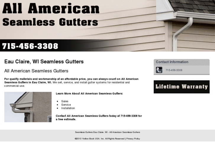 www.allamericanseamlessgutters-wi.com