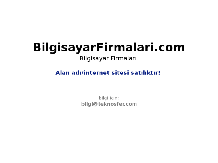 www.bilgisayarfirmalari.com