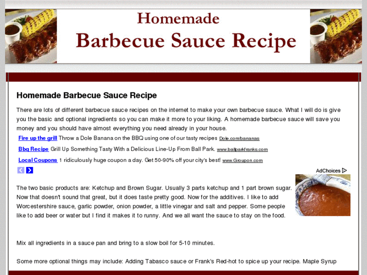 www.homemadebarbecuesaucerecipe.com