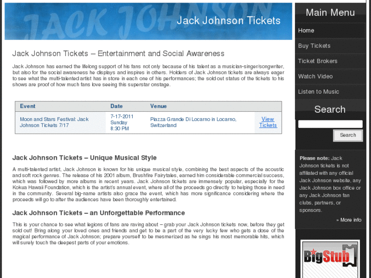 www.jackjohnsontickets.org