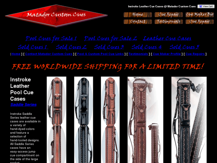 www.leather-cue-cases.com