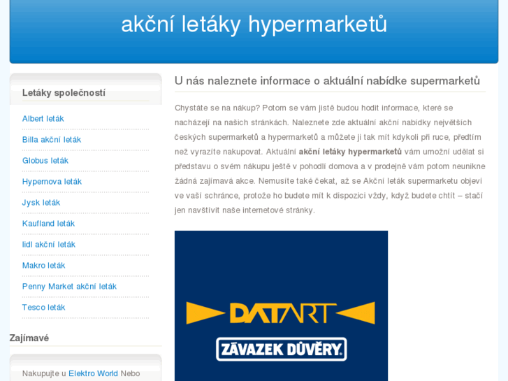 www.letakysupermarketu.cz