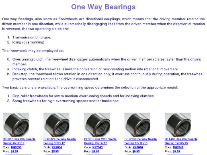 www.onewaybearings.com