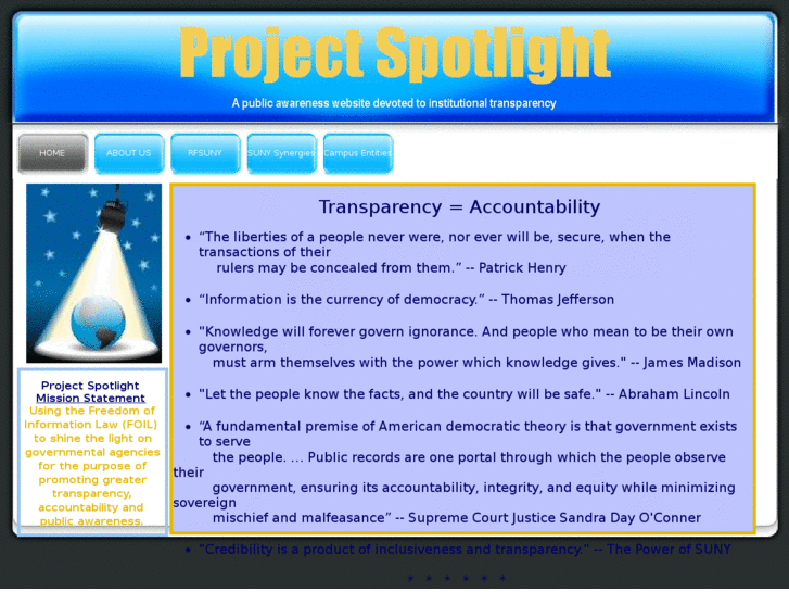 www.projectspotlight.net