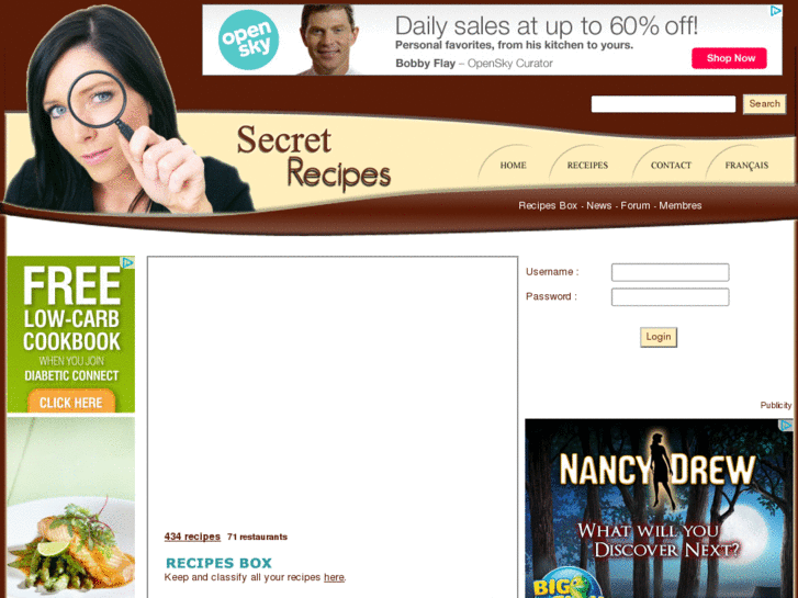 www.secretsrecipes.com