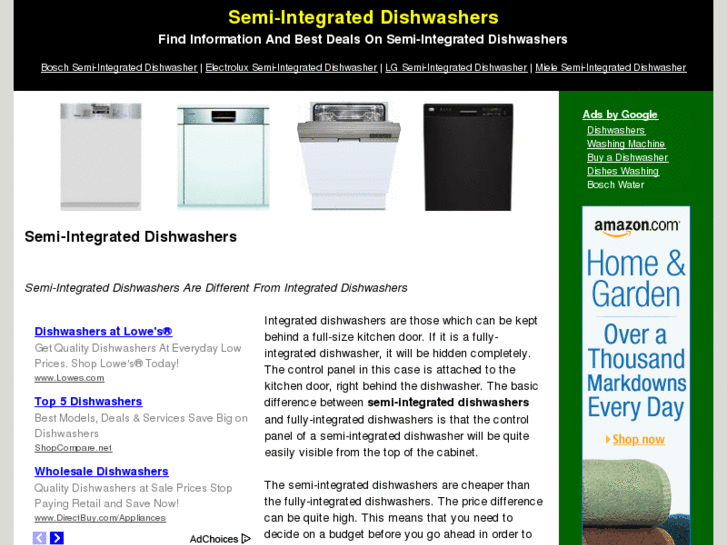 www.semiintegrateddishwashers.org