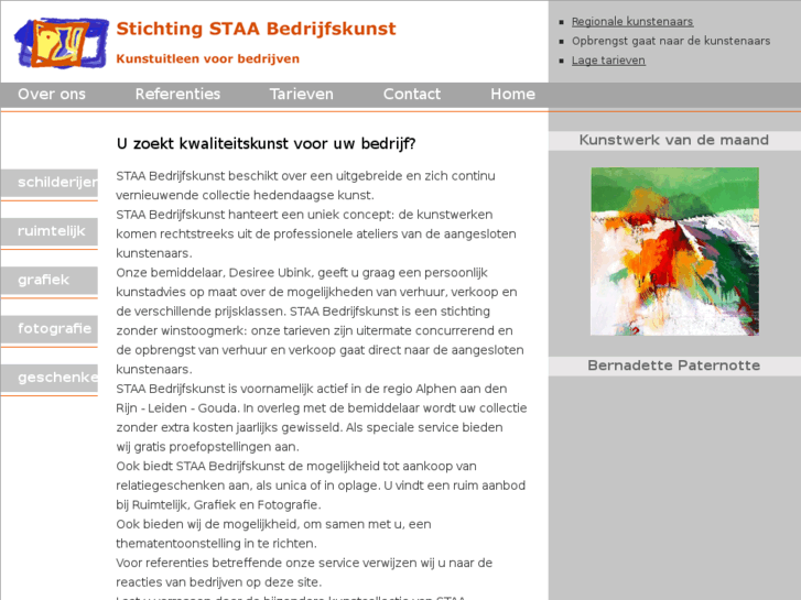 www.staabedrijfskunst.nl