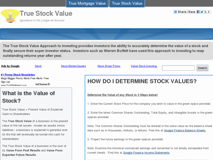 www.truestockvalue.com