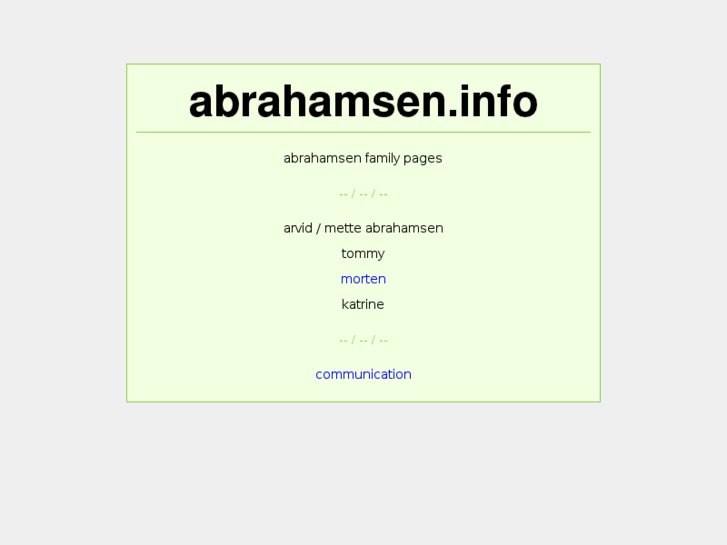 www.abrahamsen.info