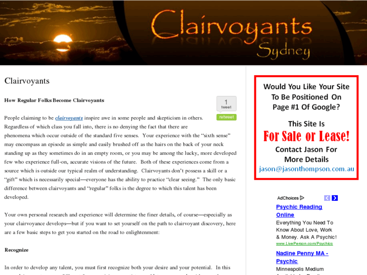 www.clairvoyantsydney.com