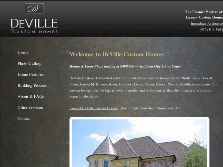 www.devillecustomhomes.com