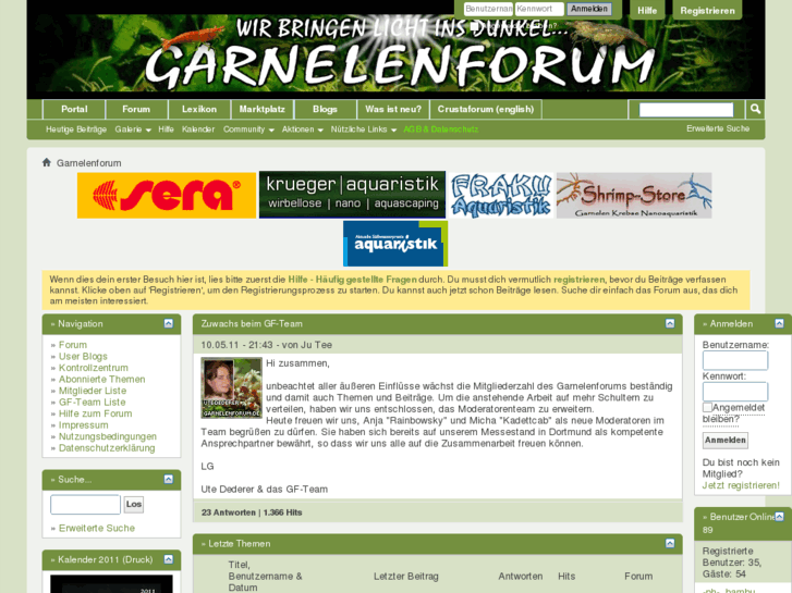 www.garnelenforum.de