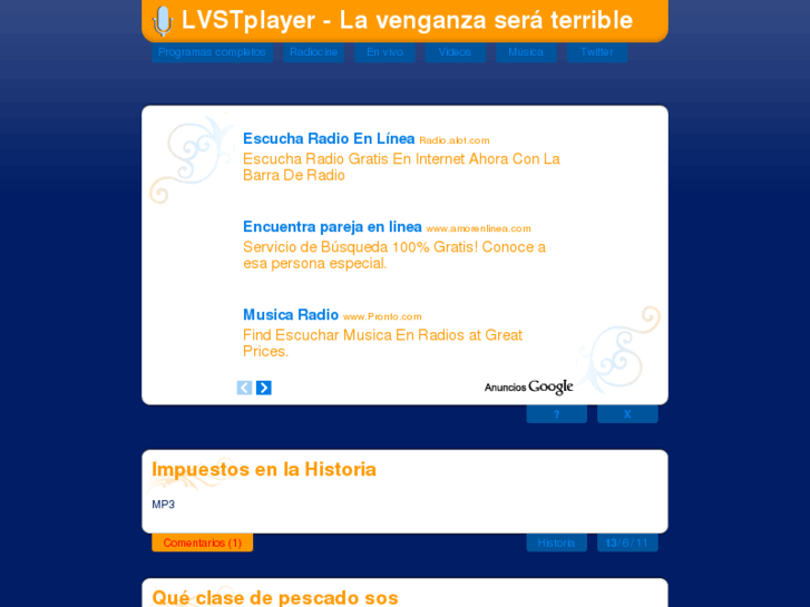 www.lvstplayer.com.ar